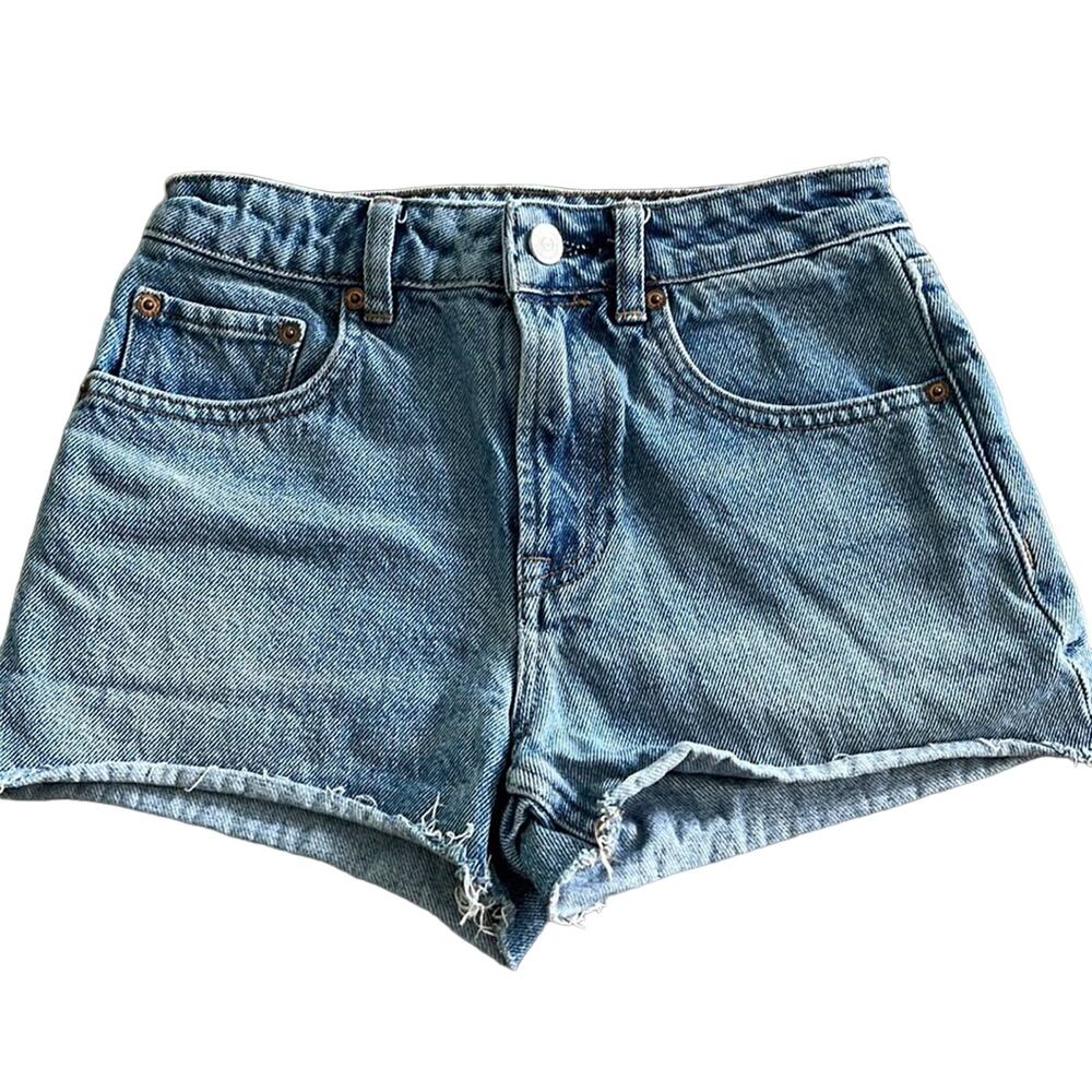 All Saints Denim Cutoff Shorts Size 24
